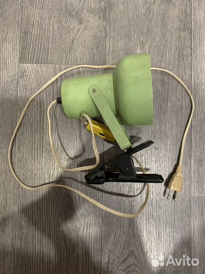 Лампа на прищепке СССР - Советская