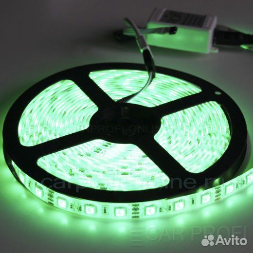 Светодиодная лента carprofi SMD 5050 RGB, С пу