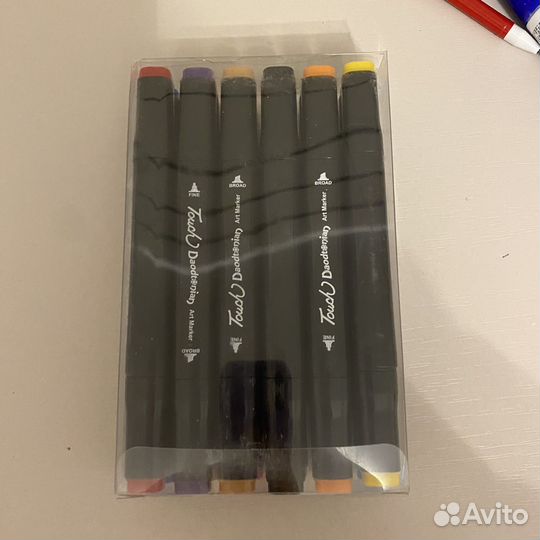 Маркеры двусторонние 12 шт