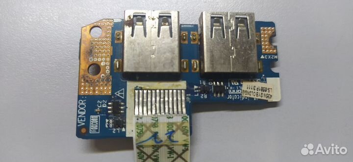 Плата USB LS-8581P для eMachines, Acer