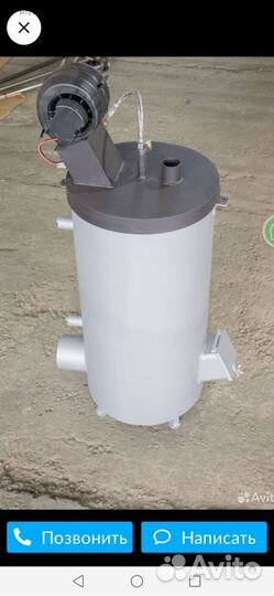 Отопительный котёл на отработке новый автом 25кв