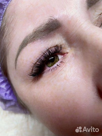 Наращивание ресниц на дому