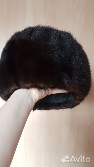 Шапка из норки мужская (58-60 см)