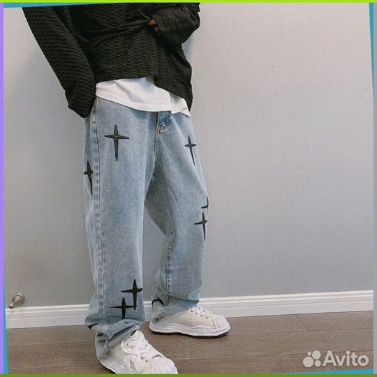 Штаны карго Y2K с крестами (Номер Artikle: 67255)