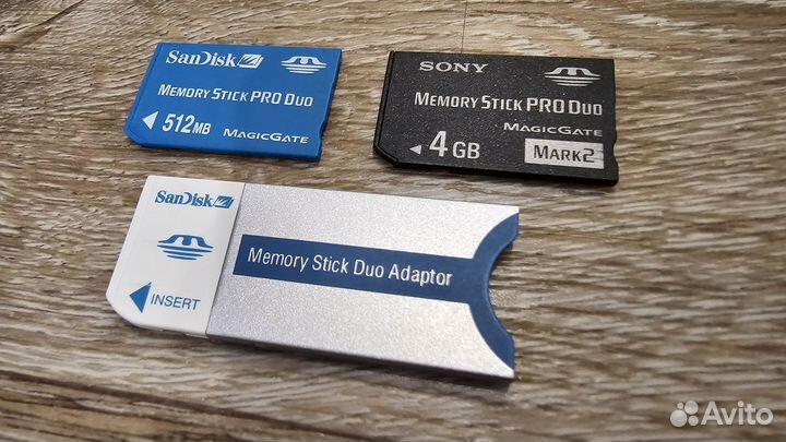 Карта памяти Memory Stick PRO Duo (Оригинал)