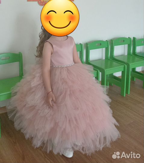 Платье для девочки, рост 116-122