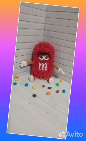 Мочалка M&M и Skittles