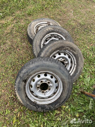 Шины на штамповках r15 Нива шевроле 205*70