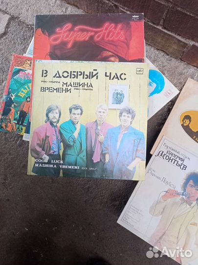 Виниловые пластинки разные