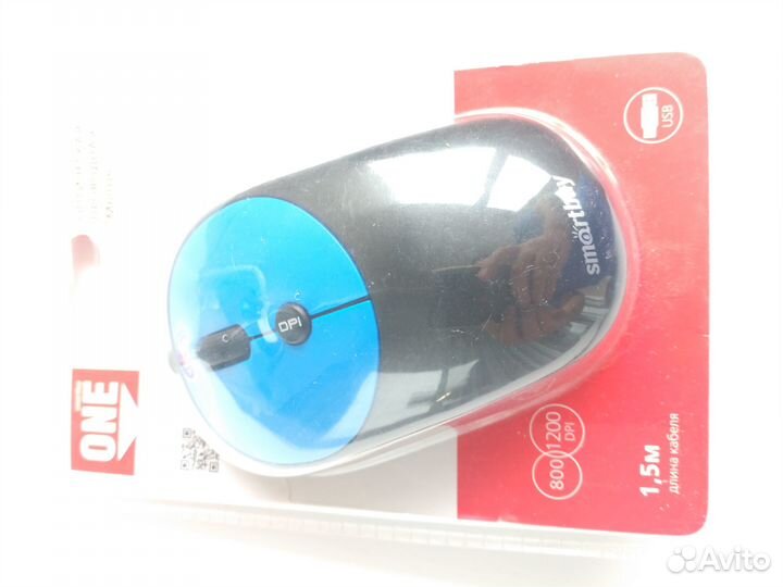 Мышка проводная новая, в упаковке