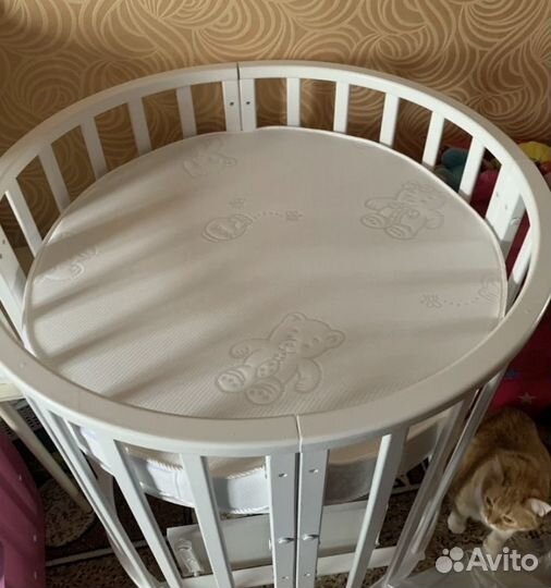 Матрас детский круглый