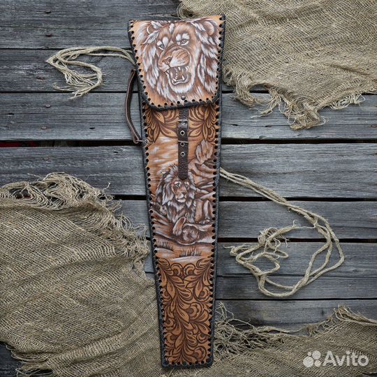 Шампура в кожаном чехле