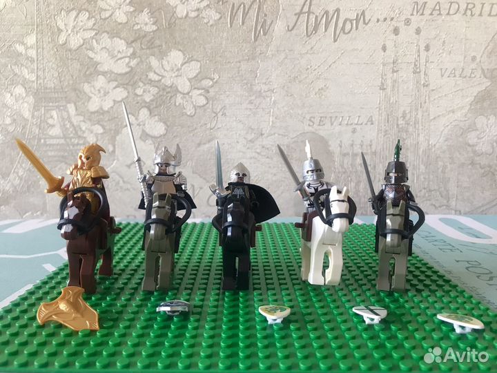 Рыцари и лошади к lego
