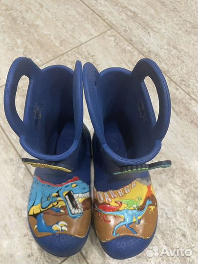 Резиновые сапоги crocs c9