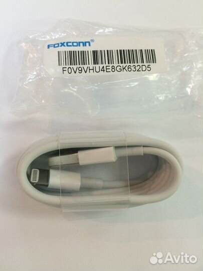 Кабель iPad 4/Air/Mini/Pro Оригинал Foxconn Белый