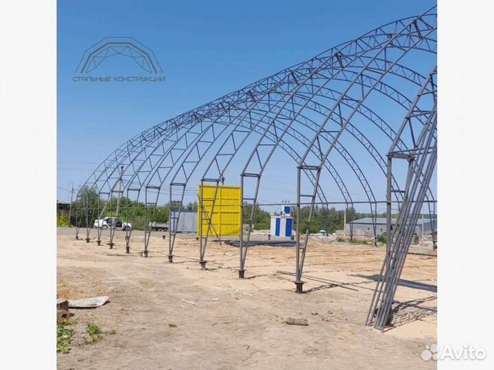 Ангар 18х40м. / Зернохранилище Тип В