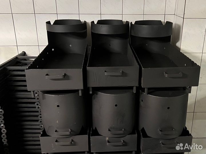 Мангал 3мм С Казаном 8-10-12л