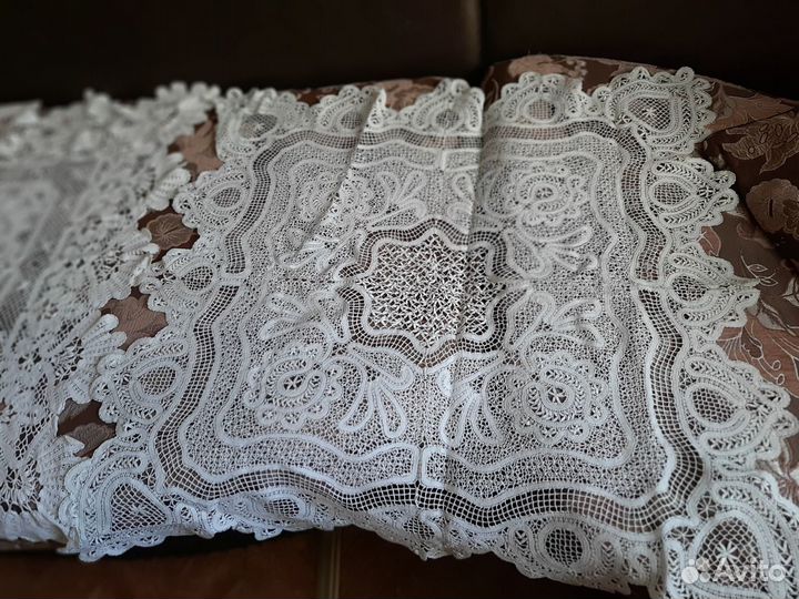 Старинное вологодское кружево. Накидки на подушки