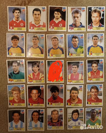 Наклейки panini чм 1994 Футбол