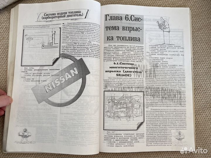 Книга Руководство по ремонту Nissan