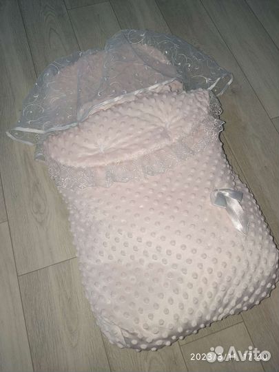 Конверт для девочки на выписку