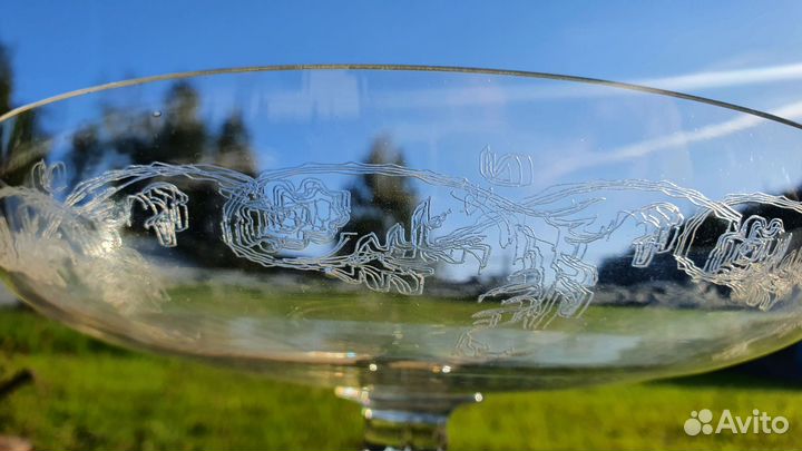 Старинная ваза фруктовница конфетница