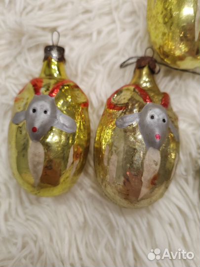 Елочные игрушки СССР