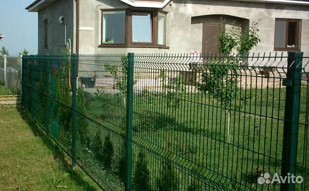 Сетка сварная забор 3д