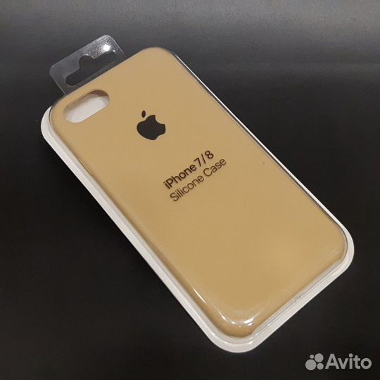 Силиконовый чехол на iPhone 7 / 8 охра