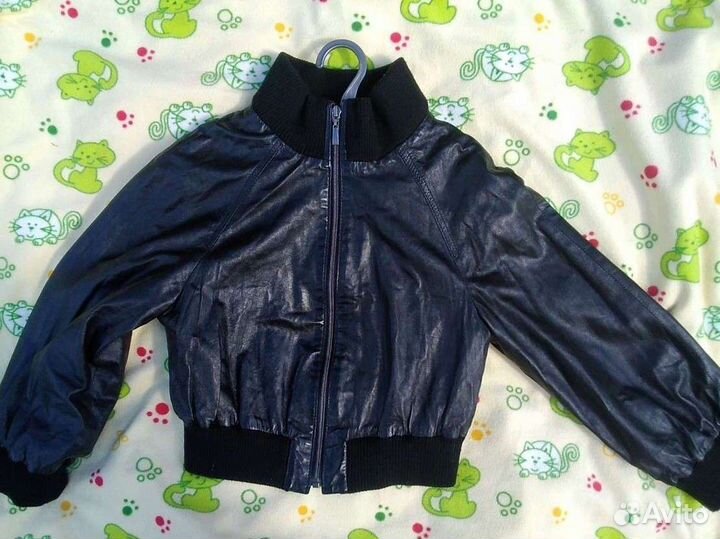 Кожаный бомбер Италия