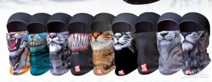 Балаклава мужская женская спортивная зимняя