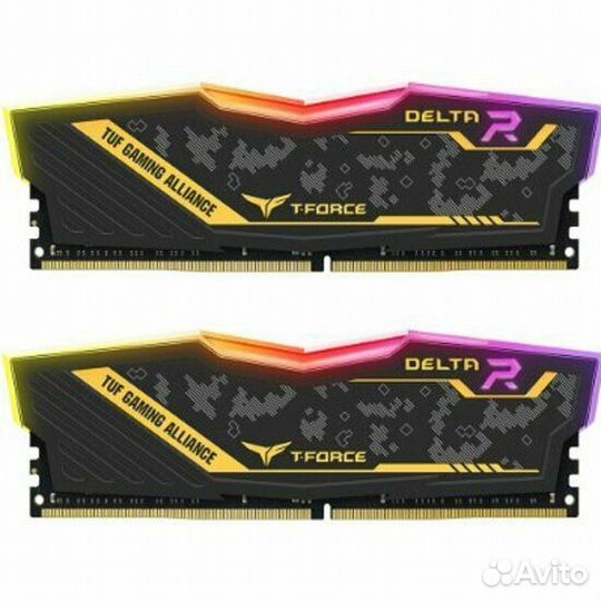 Озу T-Force Delta TUF RGB 2x8gb 3200Mhz