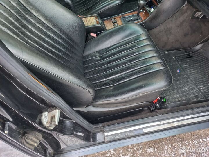 Кожаный салон w124 седан
