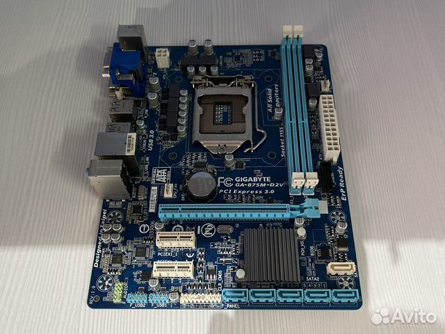 Материнская плата gigabyte ga-b75m-d2v 1155 купить в Нижнем Новгороде ...