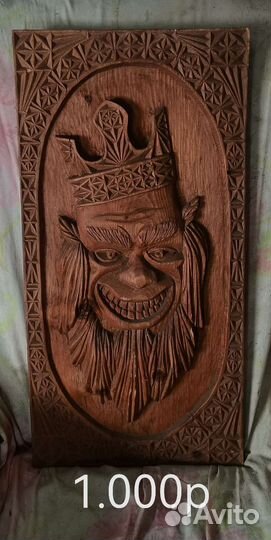 Картина панно из дерева