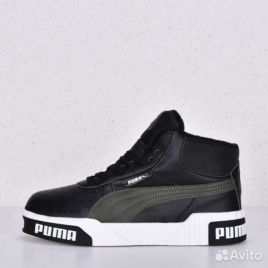 Зимние женские кроссовки Puma с мехом