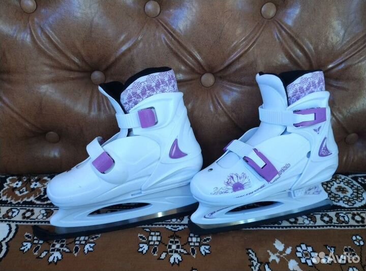 Коньки детские раздвижные 33 - 36