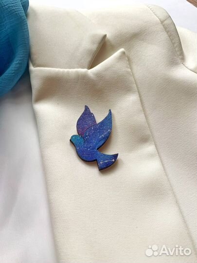 Брошь(значок) космос