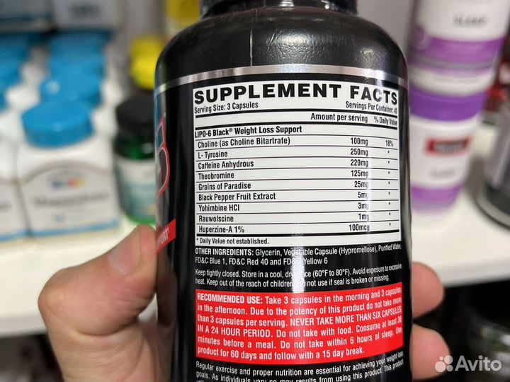 Nutrex Research Lipo 6 black
