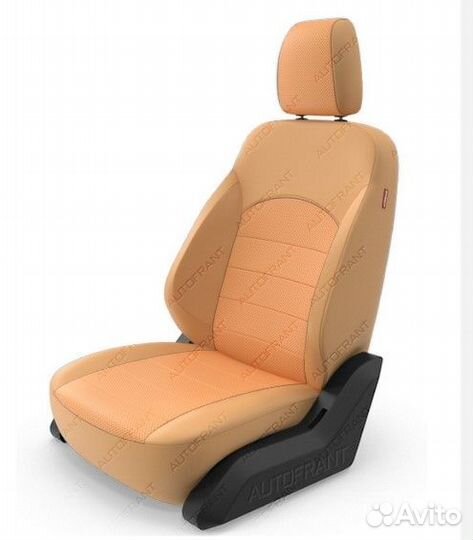 Авто чехлы модельные эко кожа бежевые