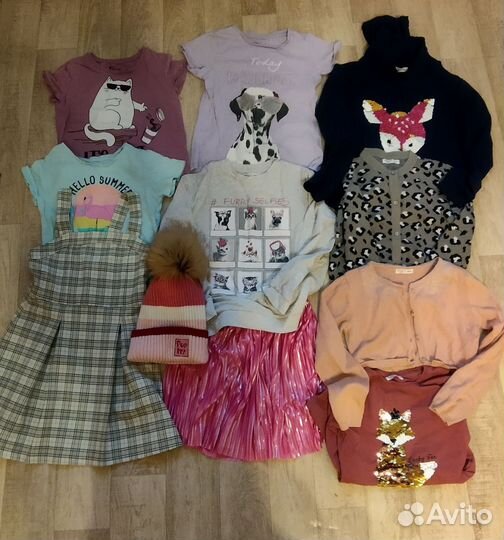 Пакет одежды для девочки 128