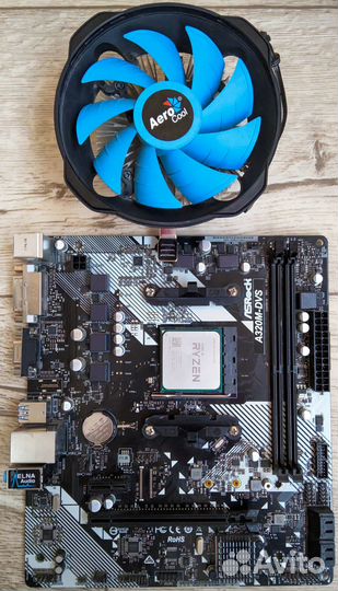 Комплект материнская плата + процессор + кулер