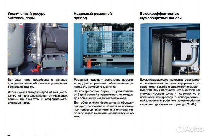 Компрессор 22 кВт винтовой