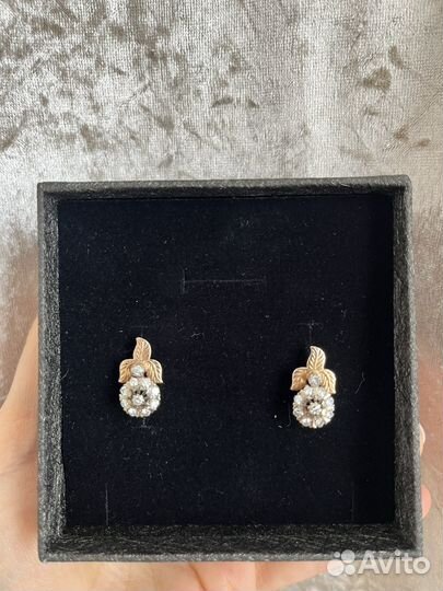 Серьги с бриллиантами СССР