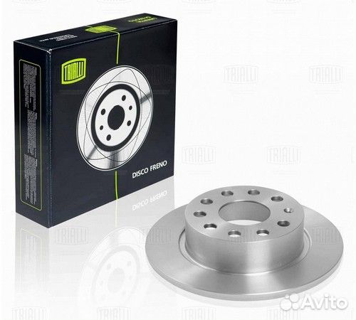 DF180107 Диск торм. для а / м skoda octavia a5 (04) / vw golf v (03) зад. d253 (df 180107)