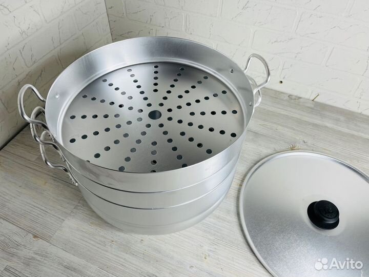 Мантоварка 13 литров 2 яруса