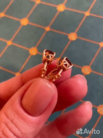 Золотые сережки