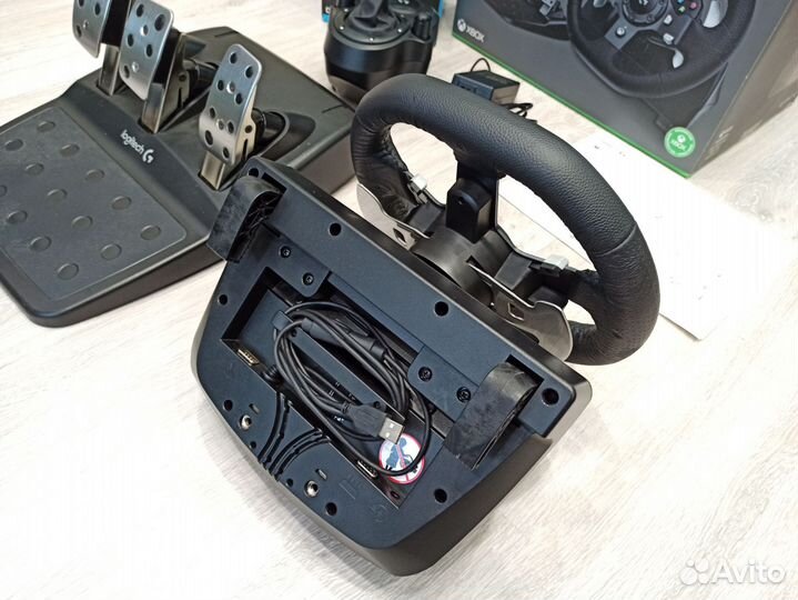 Руль Logitech G920 +кпп
