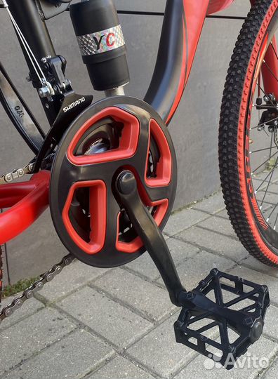 Горный велосипед на спицах