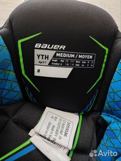Детские хоккейные шорты бауер
